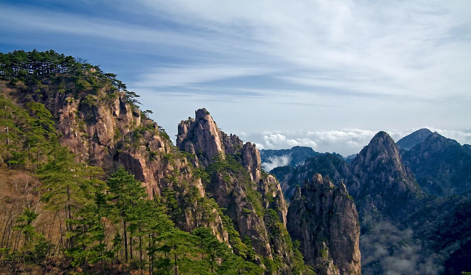 Paesaggio dello Huangshan