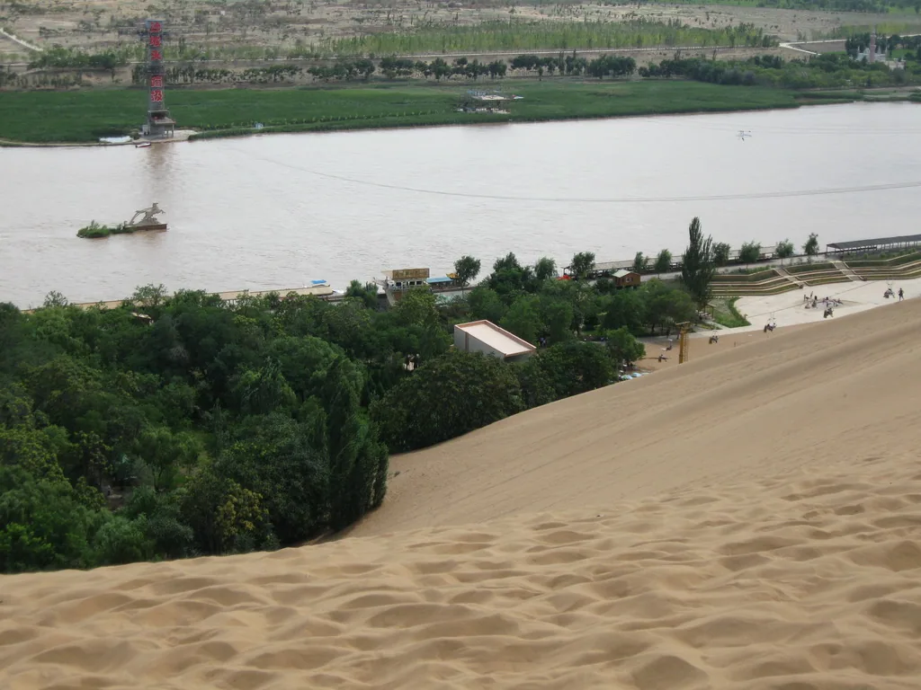 Shapotou, deserto e Fiume Giallo