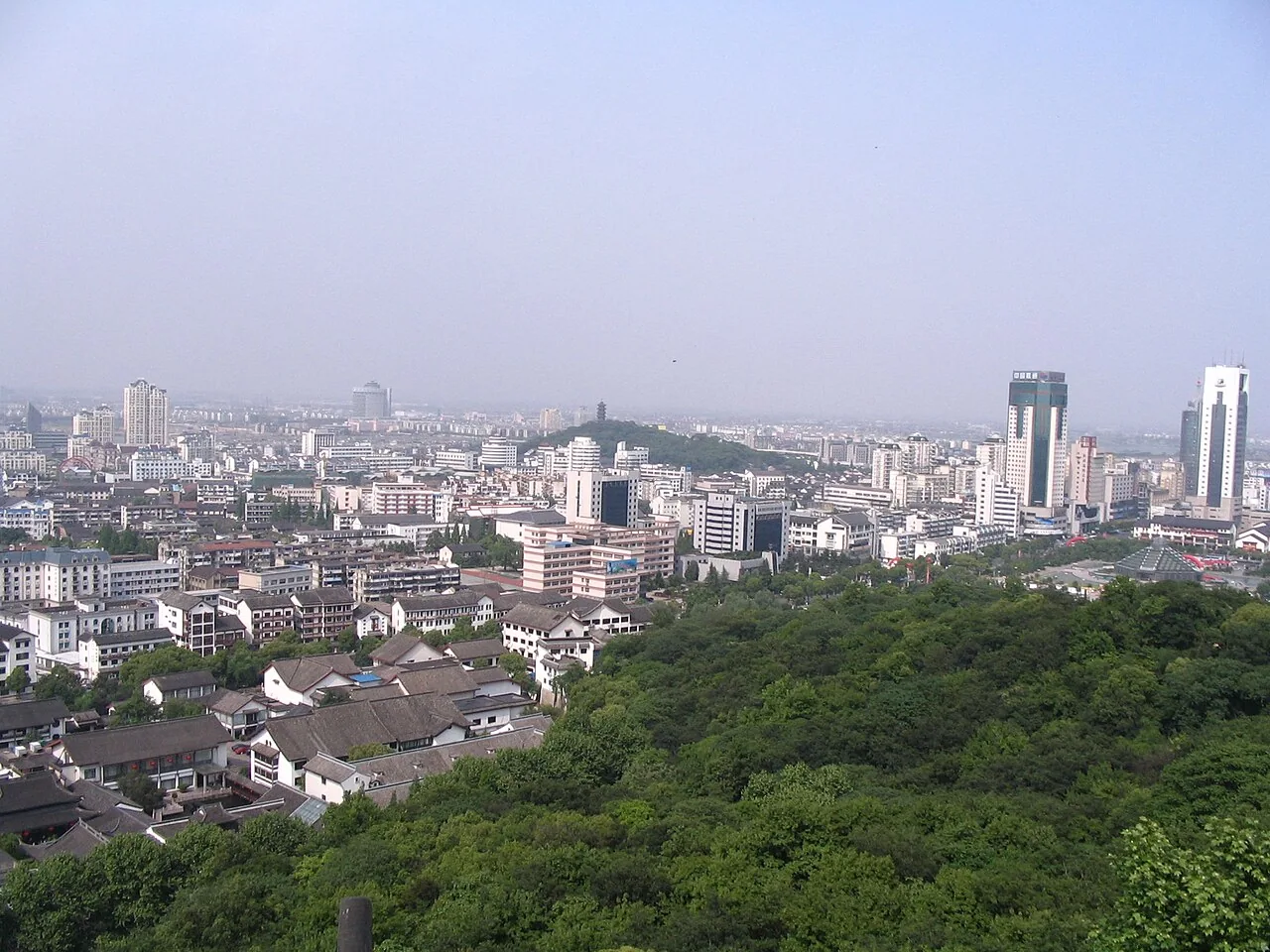 Panorama urbano di Shaoxing