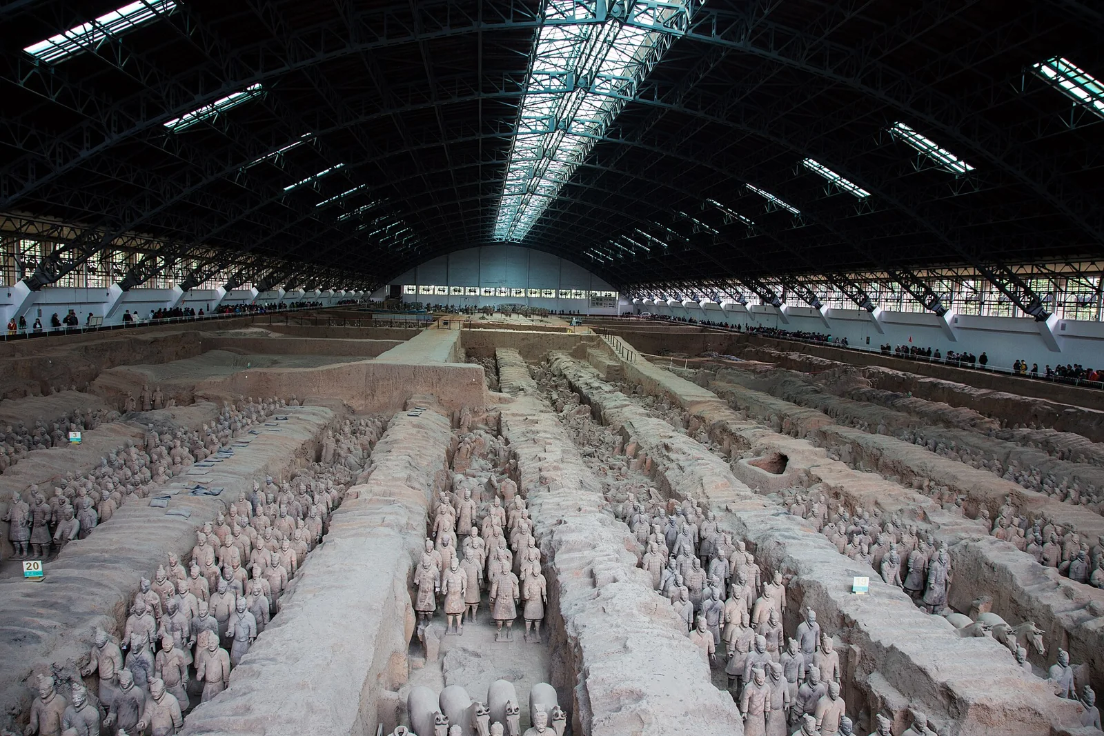 Veduta della Fossa 1 dell’Esercito di Terracotta, Lintong, Xi’an